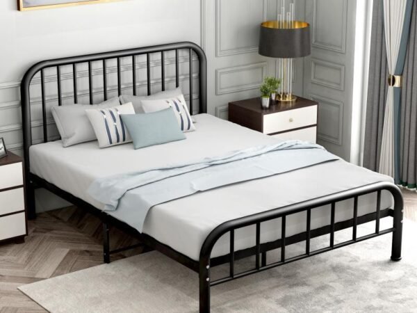 سرير معدن بتصميم حديث