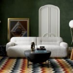 كنبة مودرن من الصوف