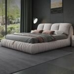 ⁦سرير نوم بتصميم حديث مع 2 كمودينة ⁩ - الصورة ⁦4⁩