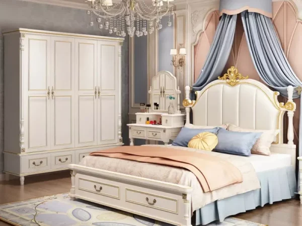 غرفة نوم كلاسيك فاخرة