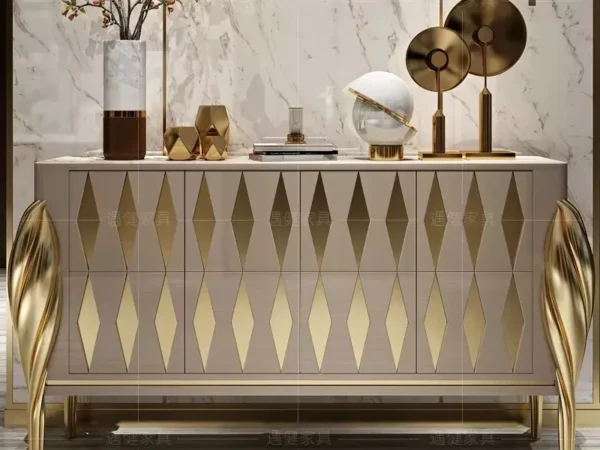 طاولة كونسول برسومات مميزة و كلاسيكية