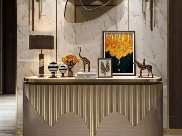 طاولة كونسول مخصصة للاماكن الفخمة