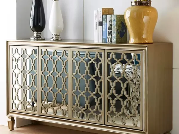 طاولة كونسول مودرن بلمسة عاكسة