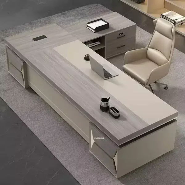 طاولة مكتب بتصميم شيك والوان فاخرة