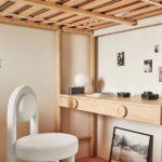 سرير أطفال مرتفع بوحدات تخزين ومكتب - الصورة 2