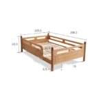 ⁦سرير أطفال بتصميم أمان⁩ - الصورة ⁦4⁩