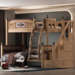 سرير طابقين موردن للاطفال