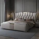سرير مميز بتفاصيل مريحة و فخمة