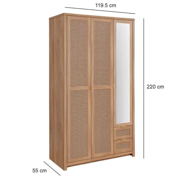 غرفة نوم كاملة بتصميم ريفي 