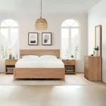 غرفة نوم كاملة بتصميم ريفي