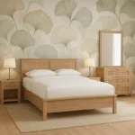 غرفة نوم كاملة بتصميم ريفي