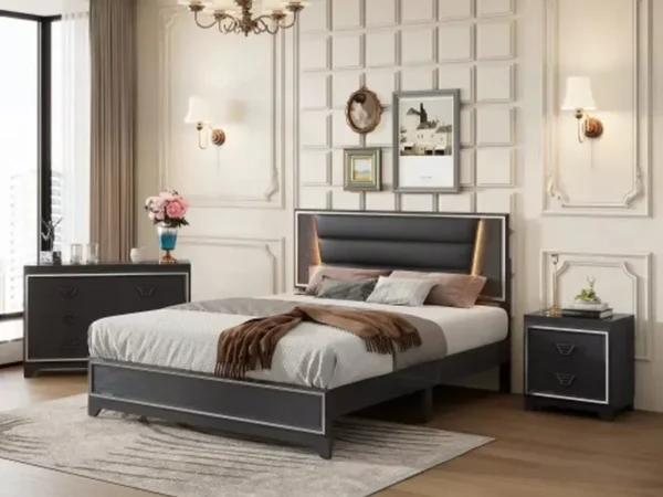 طقم غرفة نوم بتصميم اوروبي مميز