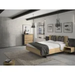 طقم غرفة نوم خشبي