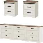 ⁦طقم غرفة نوم بلمسة كلاسيكية اسكندنافيه⁩ - الصورة ⁦9⁩