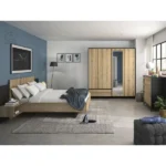 طقم غرفة نوم خشبي