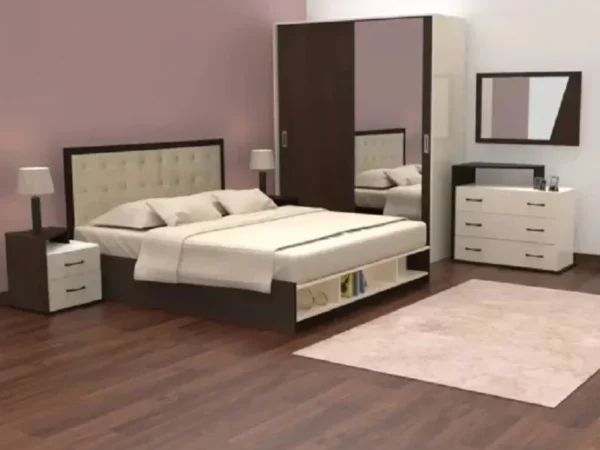 طقم غرفة نوم بتصميم بوليفا