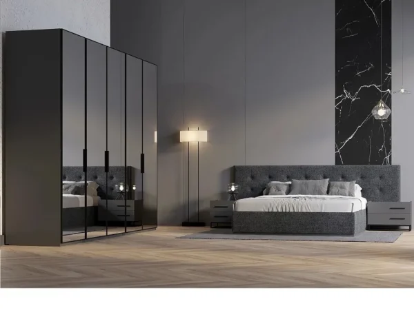 طقم غرفة نوم بتصميم يونيفي