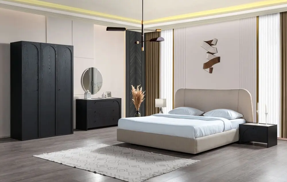 غرفة-نوم (1) طقم غرفة نوم كاملة كينج انيق