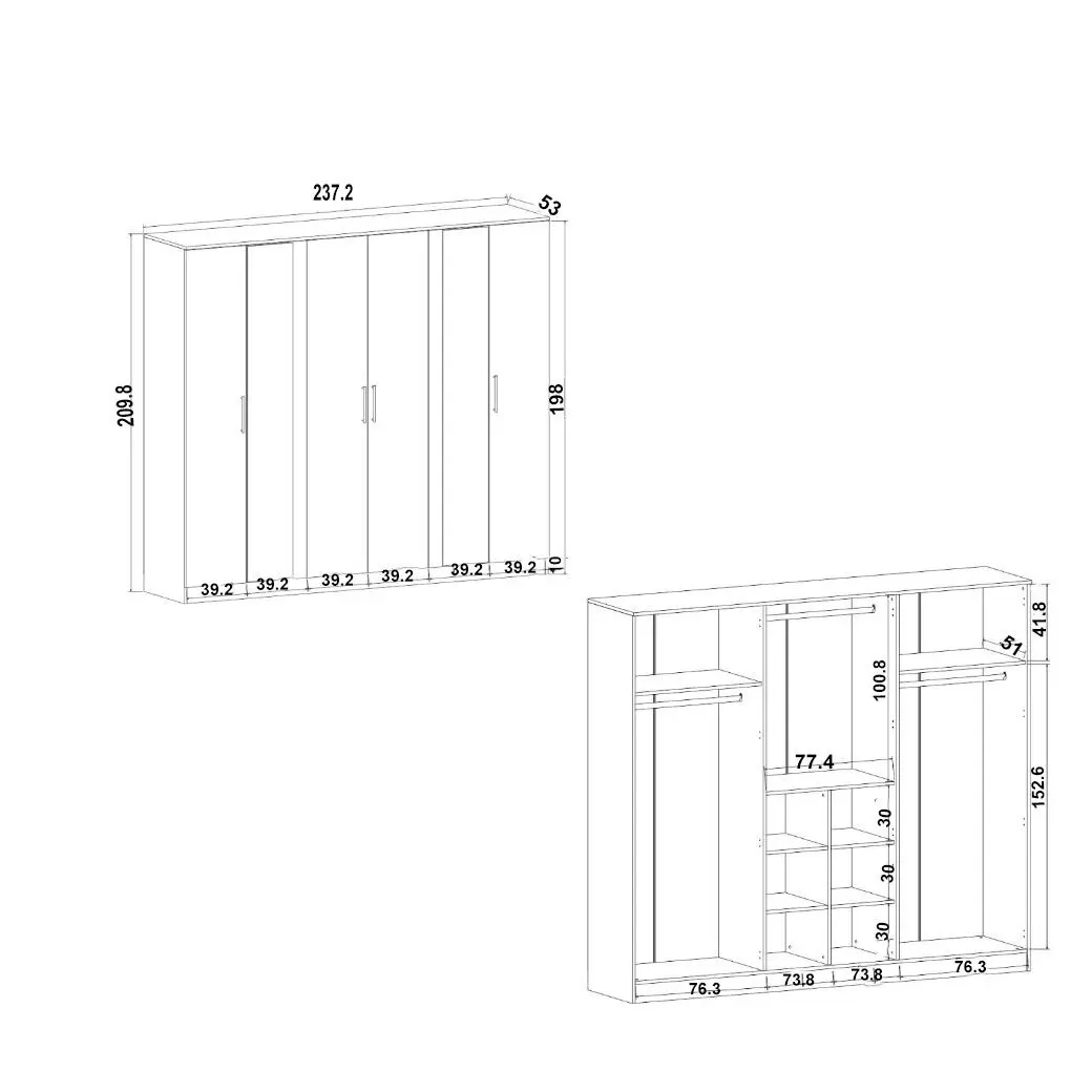 طقم غرفة نوم كاملة بتصميم انيق