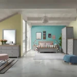 طقم غرفة نوم كاملة كوين