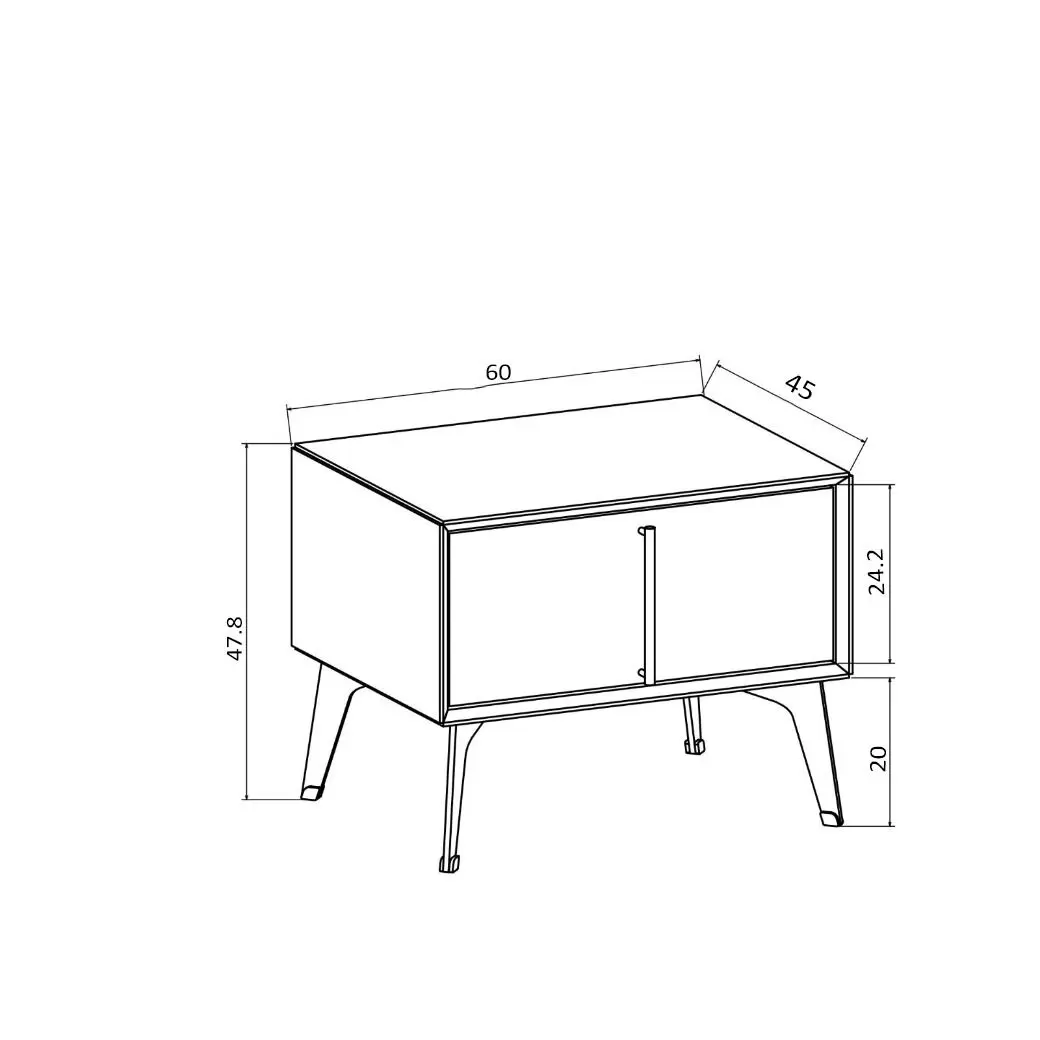 طقم غرفة نوم كاملة بتصميم انيق