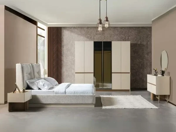 غرفة نوم كاملة بخامات فاخرة