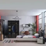 غرفة نوم بألوان و تصميم مختلف و مميز